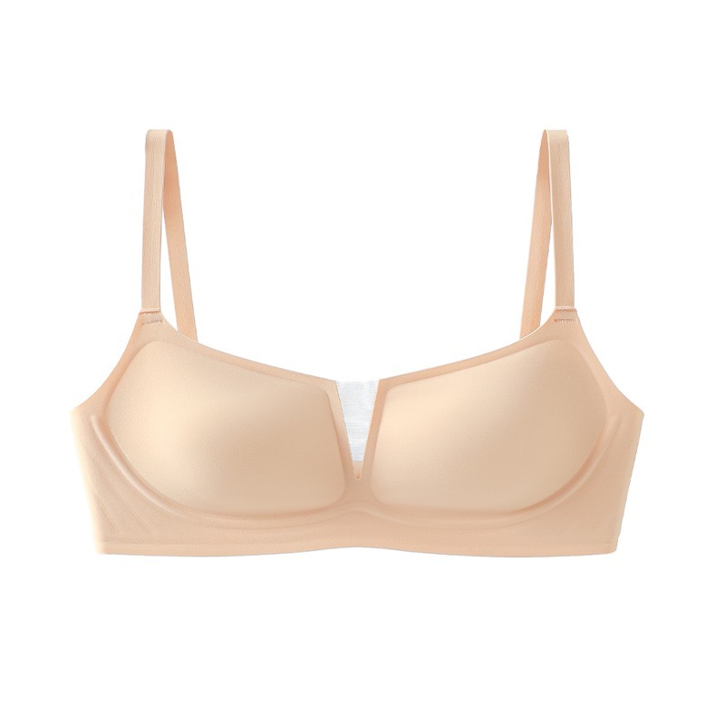 New Seamless Strapless Bra for Women Lifting Jelly Strip Soft Support Thin Mesh Breathable Bras
