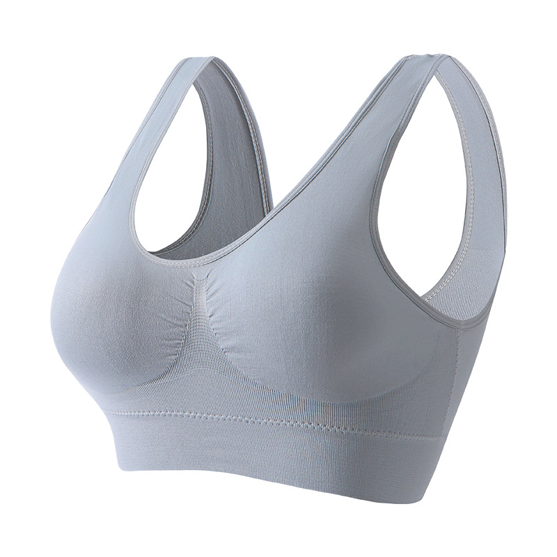 Sports Bra Women Plus Size Wirefree Sexy Push Up Backless Yoga Vest Fitness Running Yoga Bra