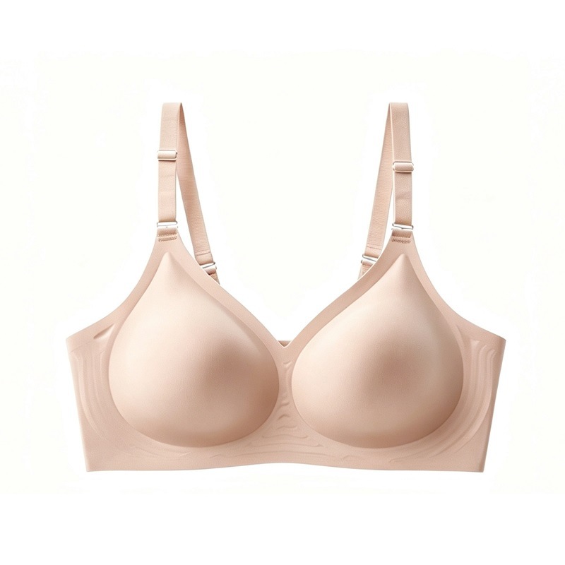 Seamless Wire-Free Bra for Women, Plus Size, Jelly Soft Support, Amazon Hot Sale, English Label
