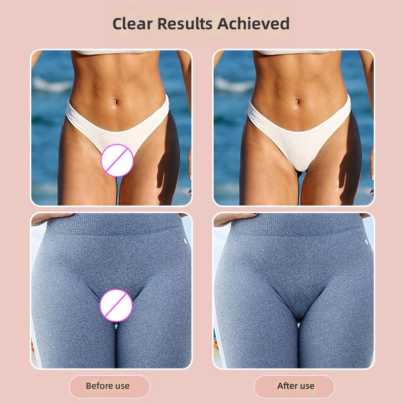 Invisible Self-Adhesive Silicone Private Patch for Swimming Underwear, Anti-Exposure Pad, Teardrop Breathable Intimate Protection